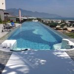 Ji bo Swimming Pool for Transparent Plastic Roof